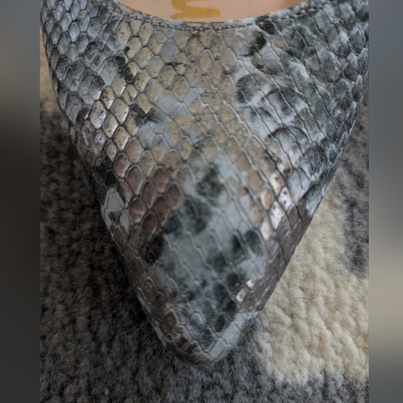 Sam Edelman Snake Print "Rodney " D'orsay Flats - Picture 11 of 11